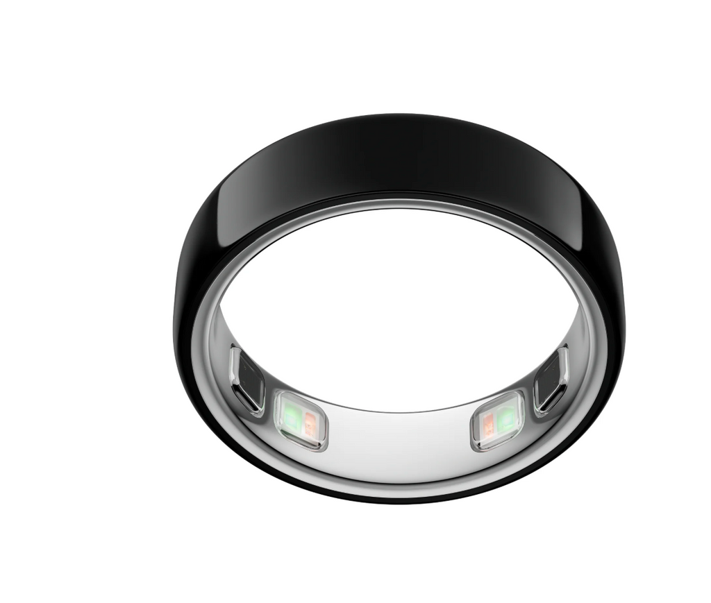 Oura Ring 5 - Black - Size 10 - the Smallest Smart Ring in the World - Sleep, Activity, Women's Health, AI Advisor, 1 Week Battery Life, Choose the Size Before You Buy, Compatible with Android and iOS