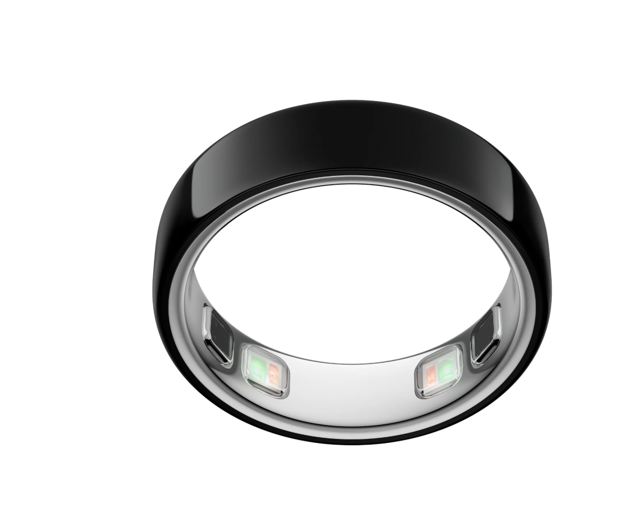 Oura Ring 5 - Black - Size 10 - the Smallest Smart Ring in the World - Sleep, Activity, Women's Health, AI Advisor, 1 Week Battery Life, Choose the Size Before You Buy, Compatible with Android and iOS