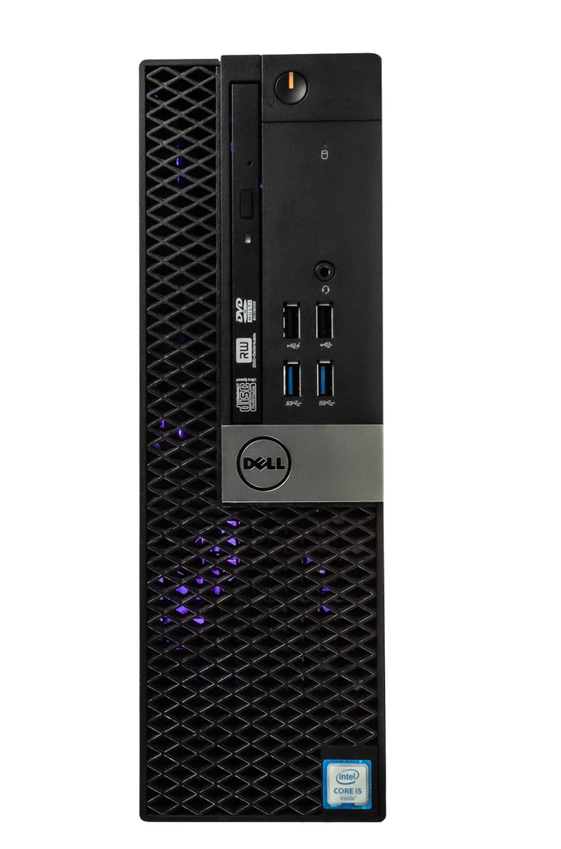 Dell RGB Desktop Computer Pack / Intel Core i5, 16GB RAM, 500GB SSD / Windows 11 / 24" Monitor / 2K Streaming Webcam / PC Combo for Home or School
