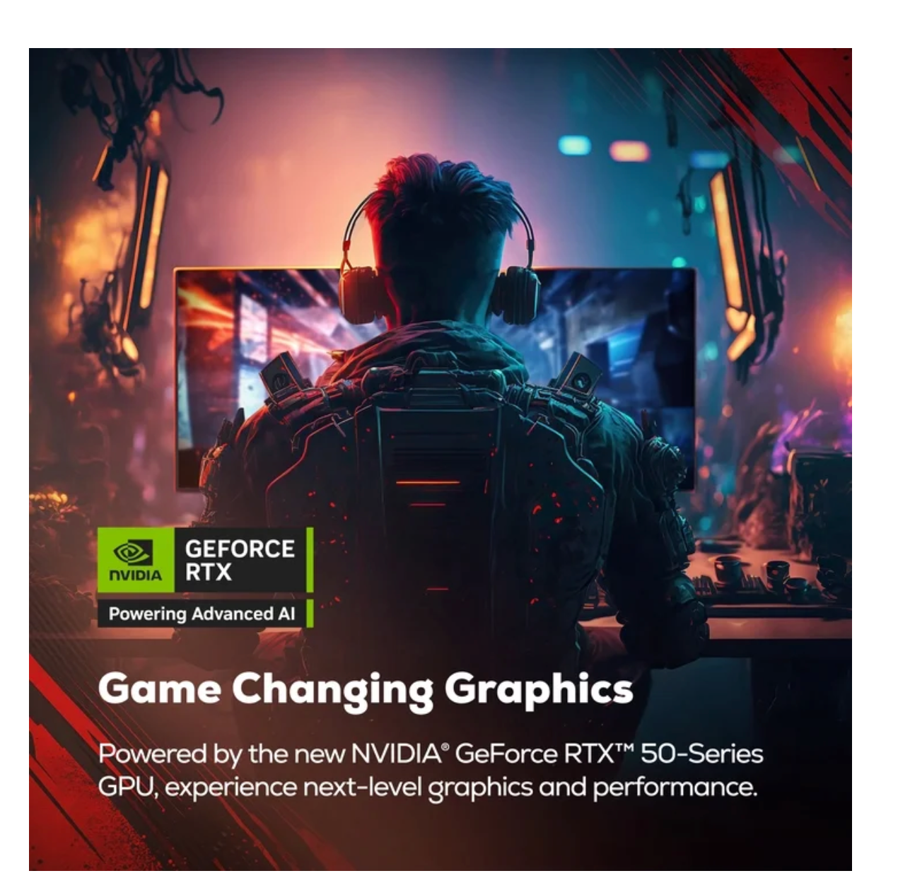 Gaming Desktop PC Element Pro, AMD Ryzen 7 7800X3D, NVIDIA GeForce RTX 5070 12GB, 32GB DDR5 RGB RAM, 1TB NVMe SSD, EPBA7N5701