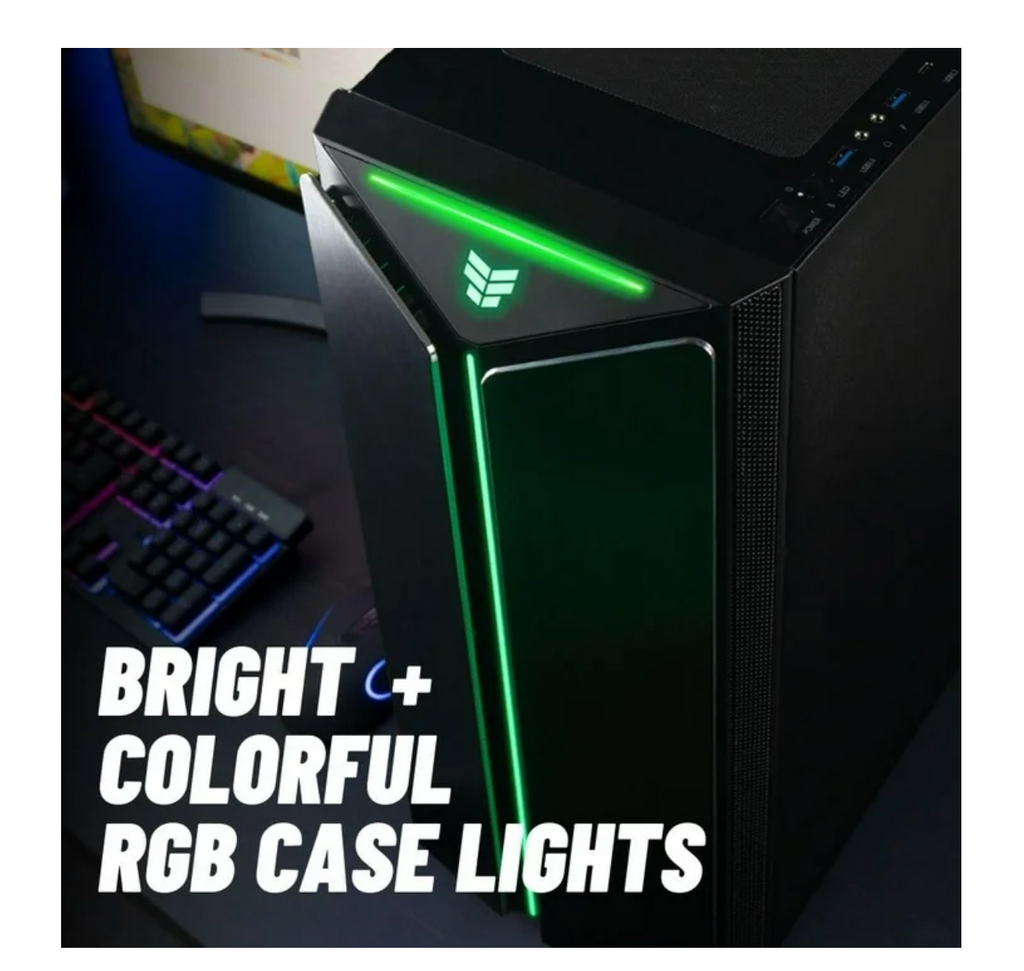 Mantis V2 - RTX 5070, AMD Ryzen 7 9800X3D Processor, 32GB DDR5 RAM, 1TB NVMe Gen4 SSD, Desktop PC for Gamer, WiFi 7 + BT, RGB Keyboard + Mouse for Gamer, 3X DP, HDMI, Windows 11 Pro - Best Pre-Assembled Computer