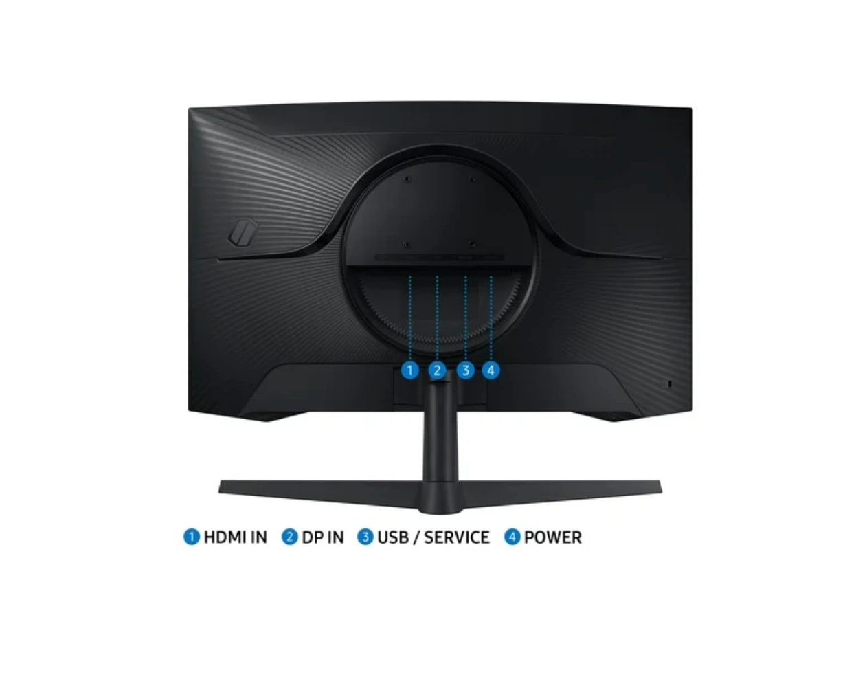SAMSUNG 27" Odyssey G55C QHD 165Hz 1ms(MPRT) Curved Gaming Monitor