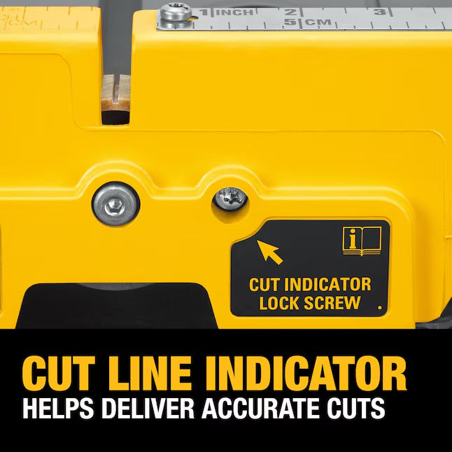 DEWALT 15A Wet Bridge Sliding Table Tile Saw with 10-Inch Blade and Stand