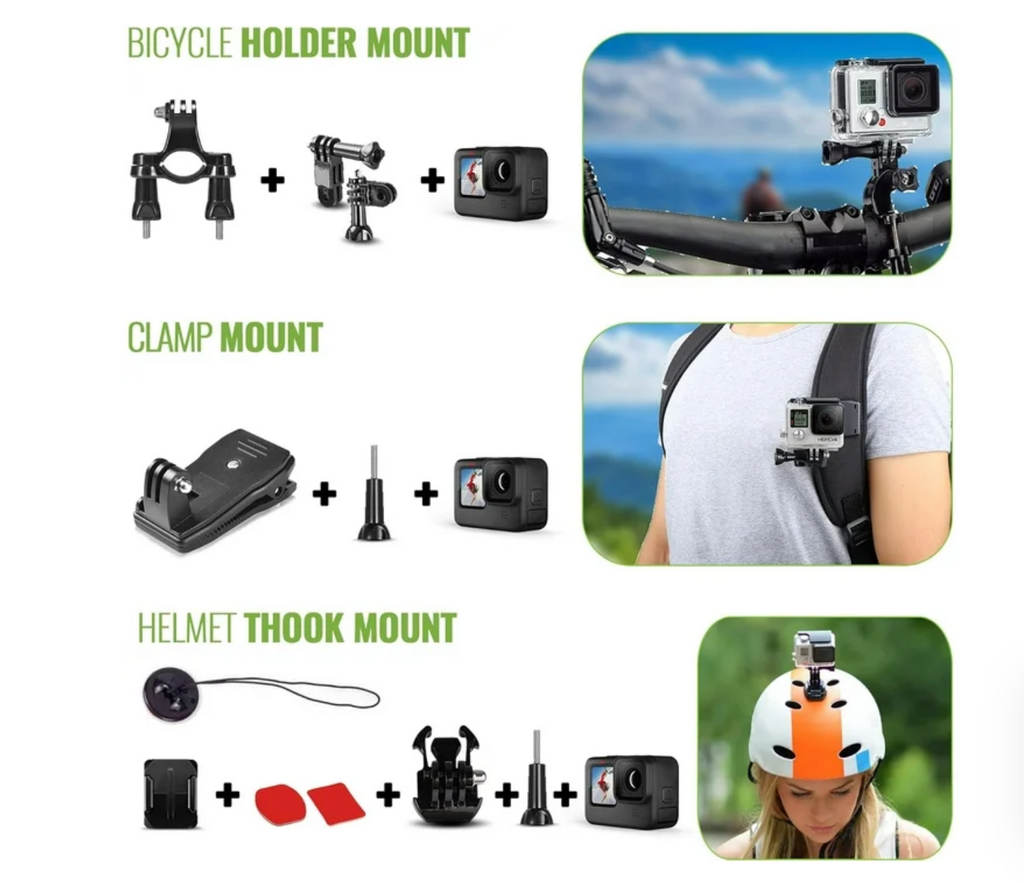 GoPro HERO13 Black Action Camera Waterproof 5.3K HDR with 64GB SD Card and 50-Piece DigiNerds Kit – 27MP Photo, Voice Control