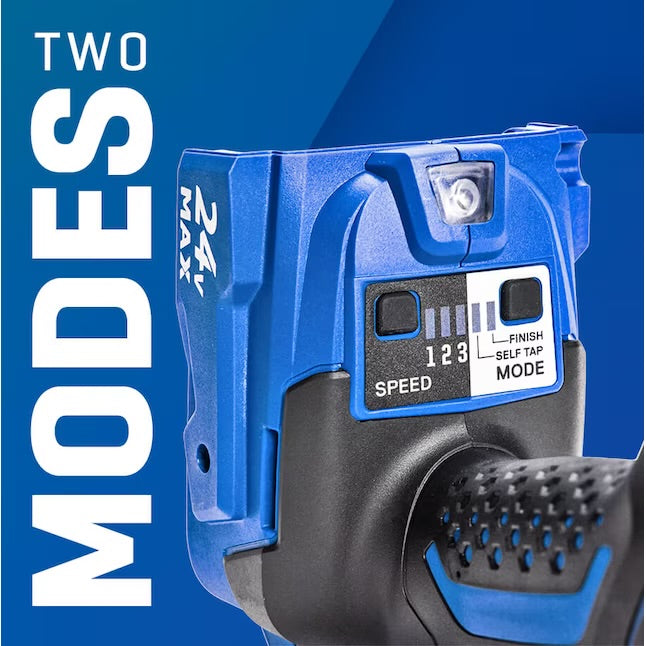 Kobalt 24-Volt 1/4-Inch Cordless Brushless Impact Driver (Battery, Charger, and Soft Bag Included)