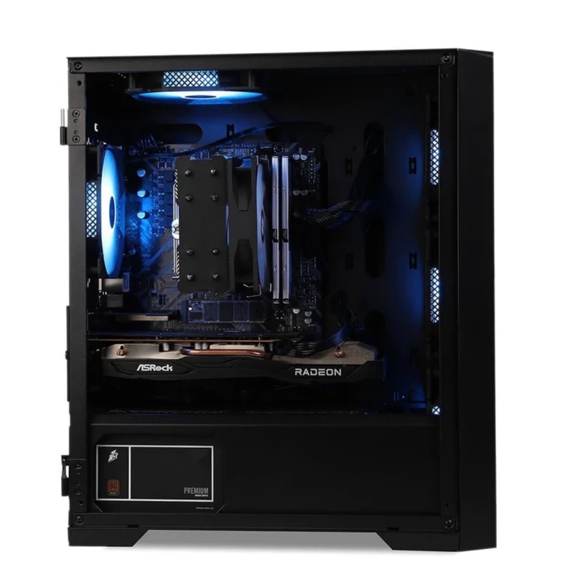 MXZ Computer PC Gamer AMD Ryzen 7 5700X3D, GeForce RTX 4060TI, 16gb DDR4 3200, NVME 1 T SSD, 6 Ventiladors Rgb, WIFI and Win 11 Pro List, Computer de Escritorio Gamer