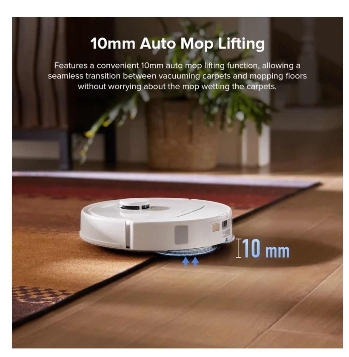 Roborock Qrevo Series Robot Vacuum and Mop, Automatic Mop for Washing and Drying, 8000Pa Suction, Self-Emptying, Anti-Tangle Brushes, Intelligent Obstacle Avoidance (QV 35A)