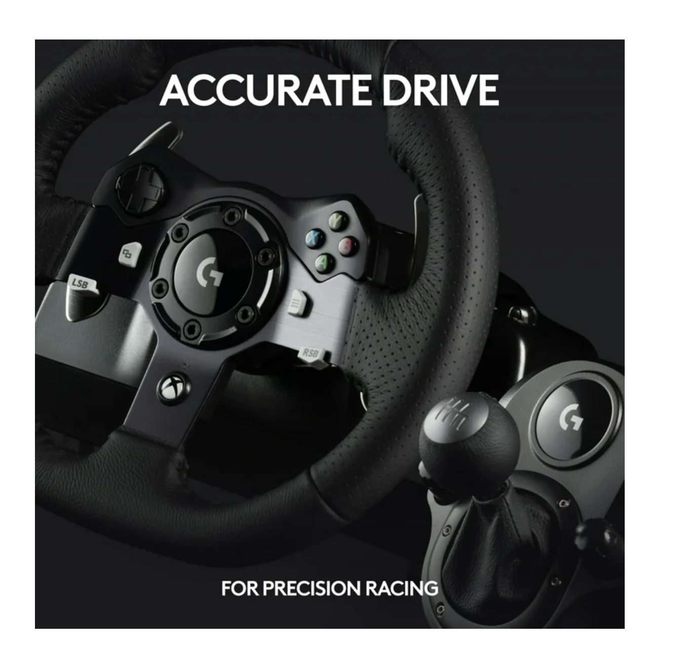 Logitech G920 Wheel and Gear Lever Pack for XBOX
