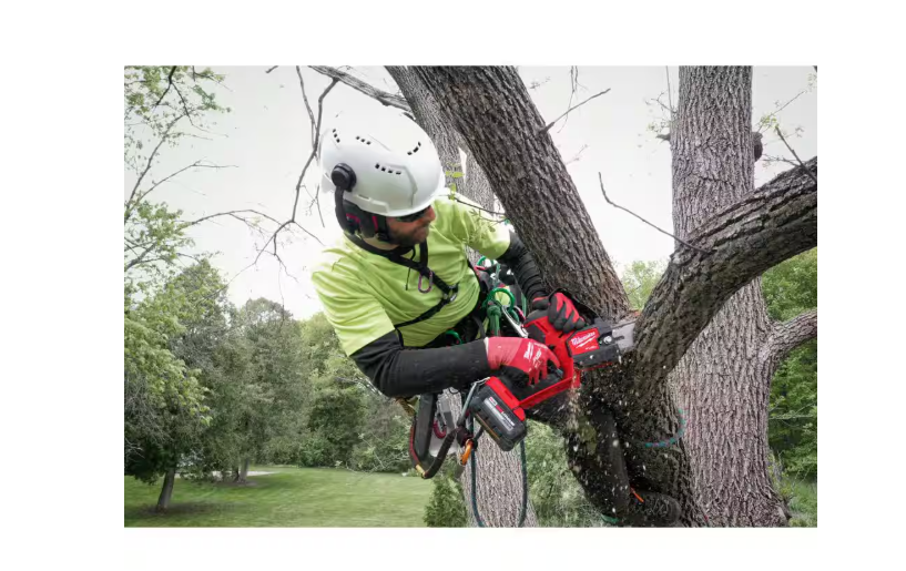 HATCHET M18 FUEL 8-Inch 18V Lithium-Ion Cordless Brushless Electric Chainsaw with 6.0Ah and 5Ah M18 Sawzall (2-Tool)