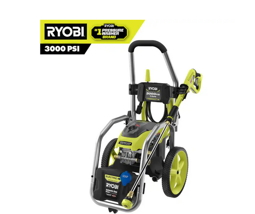 3000 PSI and 1.1 GPM cold water electric pressure washer