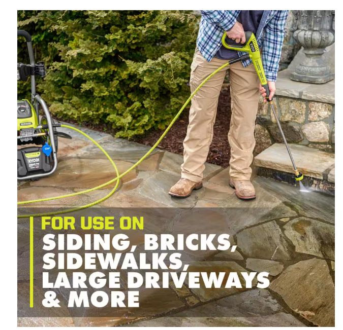 3000 PSI, 1.1 GPM Cold Water Electric Pressure Washer