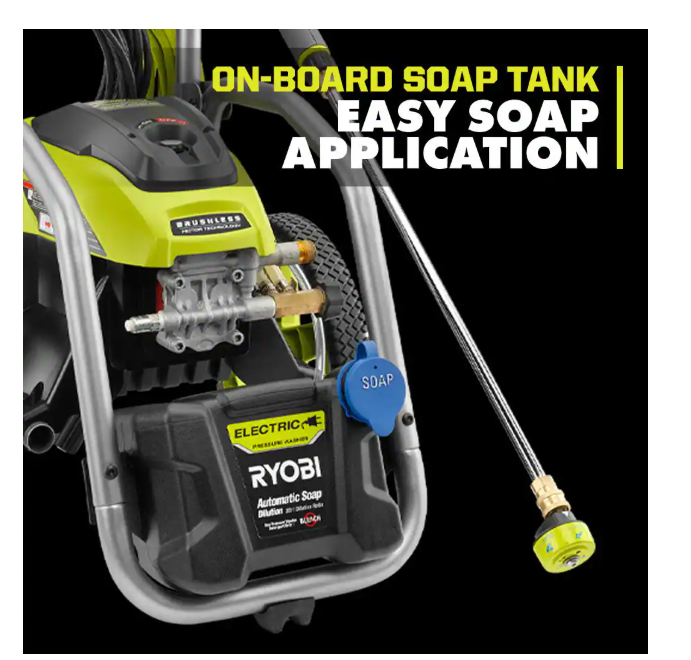 3000 PSI, 1.1 GPM Cold Water Electric Pressure Washer