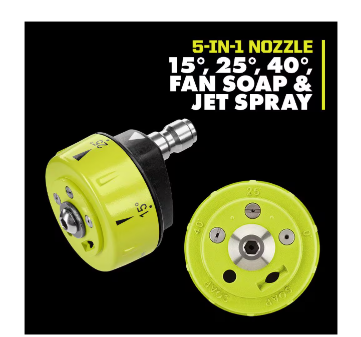 3000 PSI, 1.1 GPM Cold Water Electric Pressure Washer and 12-Inch Surface Cleaner with Caster Wheels