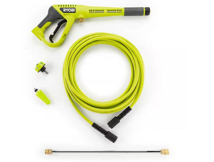 3000 PSI, 1.1 GPM Cold Water Electric Pressure Washer and 12-Inch Surface Cleaner with Caster Wheels