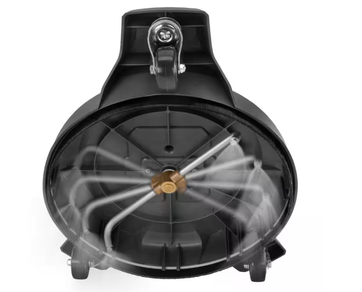 3000 PSI, 1.1 GPM Cold Water Electric Pressure Washer and 12-Inch Surface Cleaner with Caster Wheels