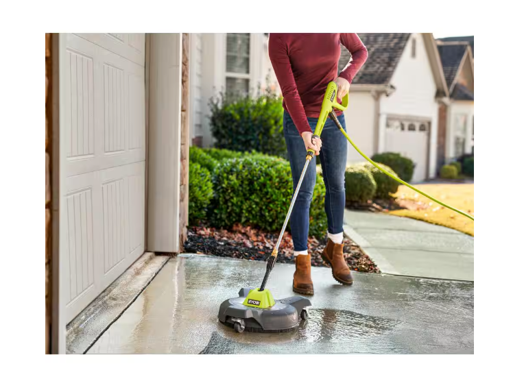3000 PSI, 1.1 GPM Cold Water Electric Pressure Washer and 12-Inch Surface Cleaner with Caster Wheels