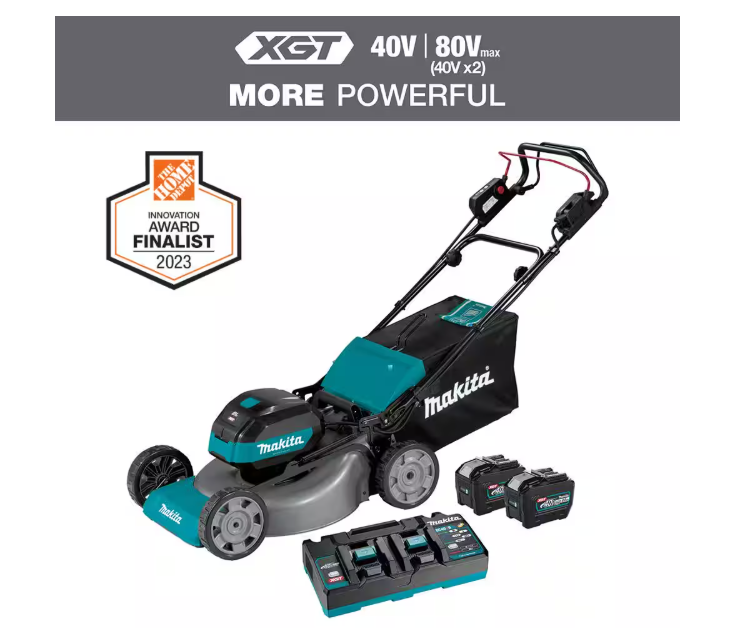 XGT 21-inch 40V Max Brushless Cordless Self-Propelled Commercial Riding Mower Kit (8.0Ah)