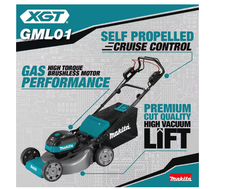 XGT 21-inch 40V Max Brushless Cordless Self-Propelled Commercial Riding Mower Kit (8.0Ah)