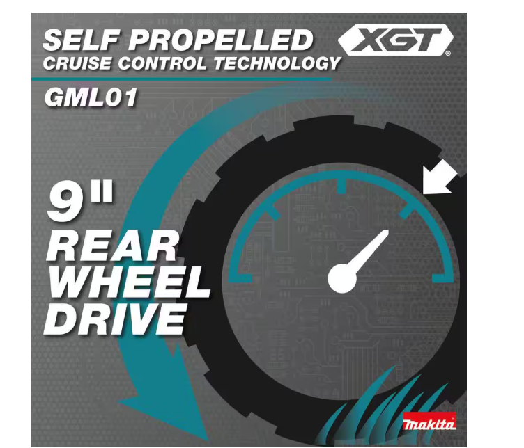 XGT 21-inch 40V Max Brushless Cordless Self-Propelled Commercial Riding Mower Kit (8.0Ah)