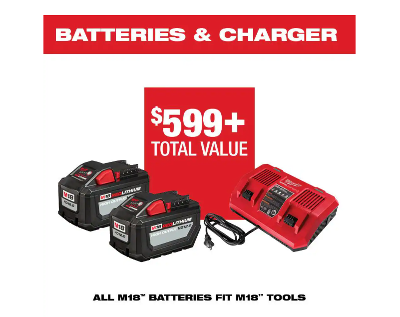 M18 FUEL 21-inch Dual Battery Brushless Cordless Self-Propelled Riding Mower with (2) 12.0 Ah Batteries and Rapid Charger