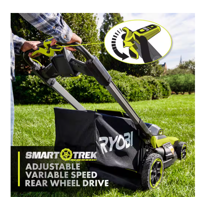 21-inch 40V HP Brushless Cordless Self-Propelled Lawn Mower with Multiple Blades and (2) 6.0 Ah Batteries and Charger