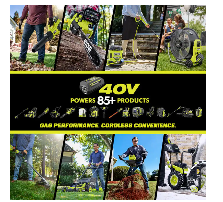 21-inch 40V HP Brushless Cordless Self-Propelled Lawn Mower with Multiple Blades and (2) 6.0 Ah Batteries and Charger