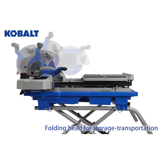Kobalt 15.0 -Amp 10-in -Blade Sliding Table Tile Saw with Stand