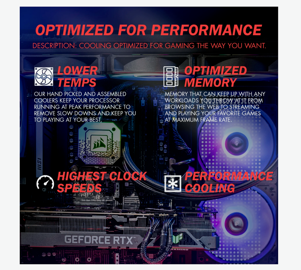 Gigatech Gaming Apollo 7 Desktop Pack for PC Gamer - Ryzen 5 5500, RTX 5050, 16GB DDR4, 512GB SSD, RGB, Windows 11, Wi-Fi, Monitor.