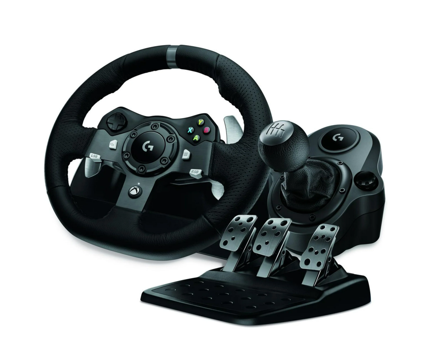 Logitech G920 Wheel and Gear Lever Pack for XBOX