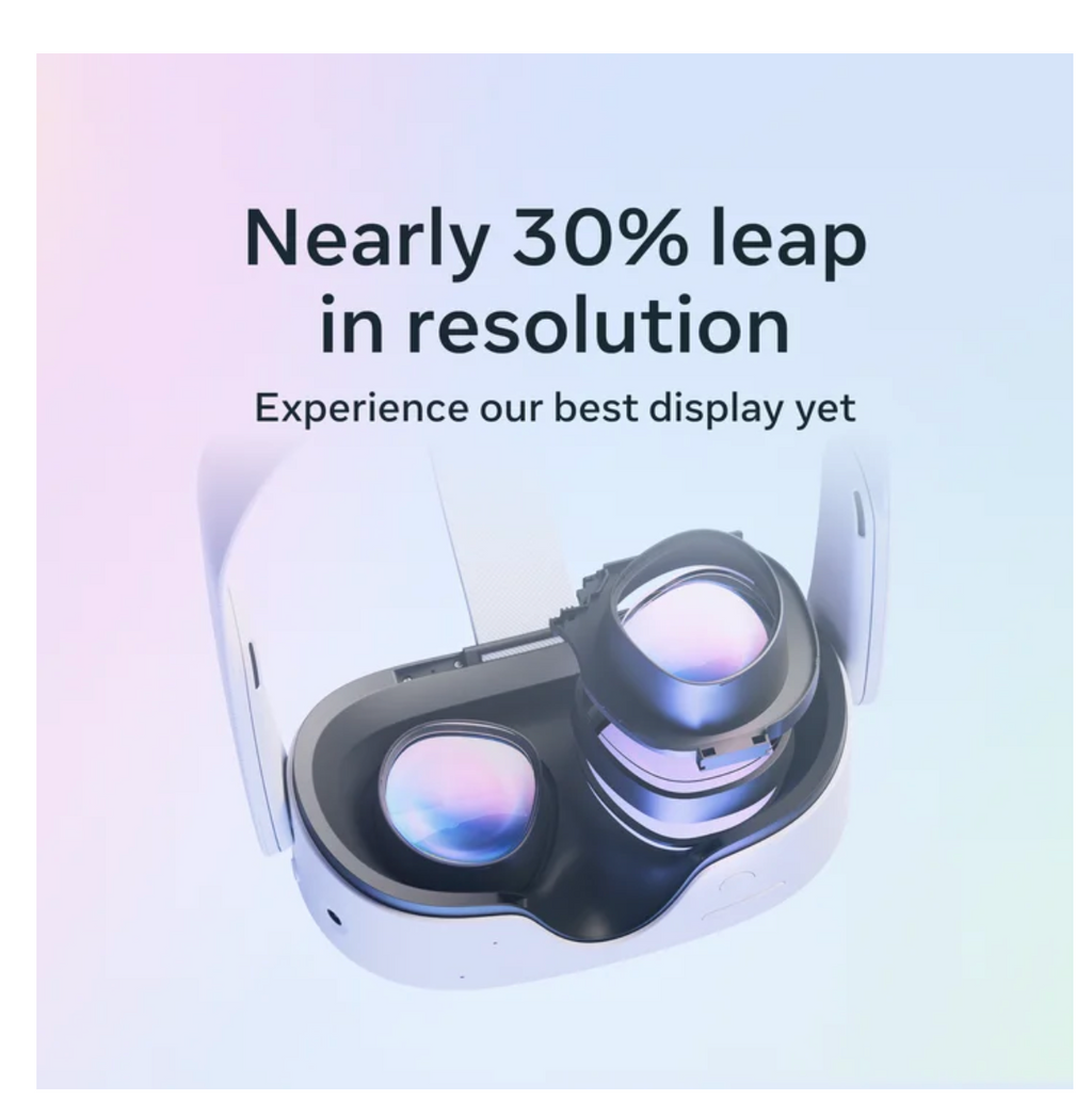 Meta Quest 3 512GB / VR Headset - 30% Sharper Resolution - 2X Graphics Processing Power - Wireless Virtual Reality - Access to Over 40 Games with a 3-Month Trial of Meta Horizon+