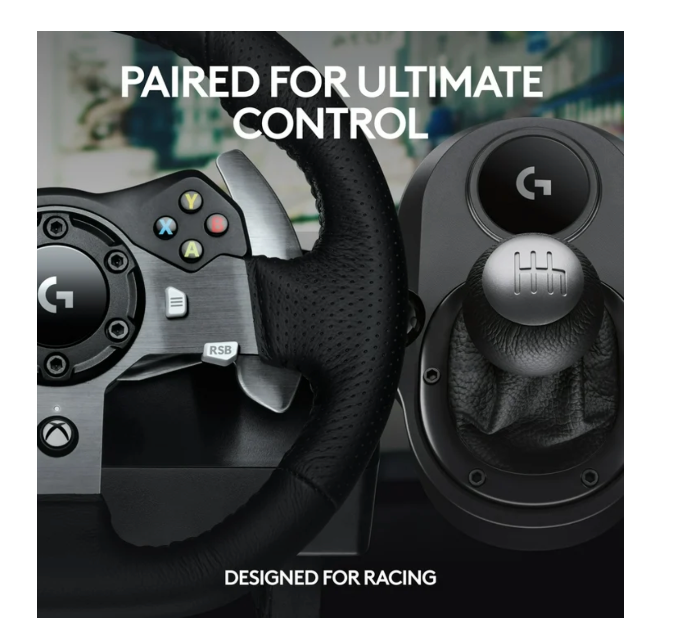 Logitech G920 Wheel and Gear Lever Pack for XBOX