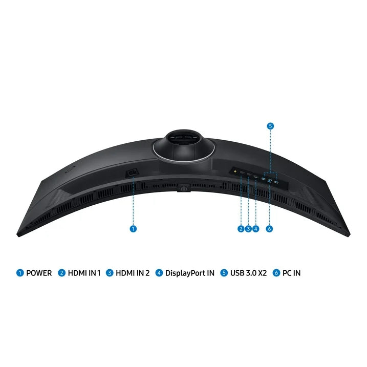 SAMSUNG 49" Odyssey G9 DQHD 240Hz 1ms(GtG) DisplayHDR 1000 Gaming Monitor - LS49CG954ENXZA