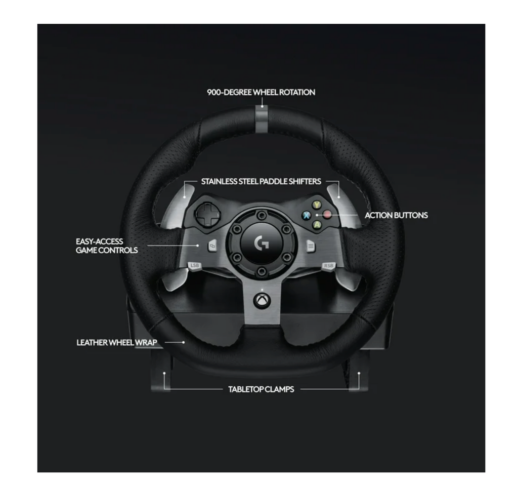 Logitech G920 Wheel and Gear Lever Pack for XBOX